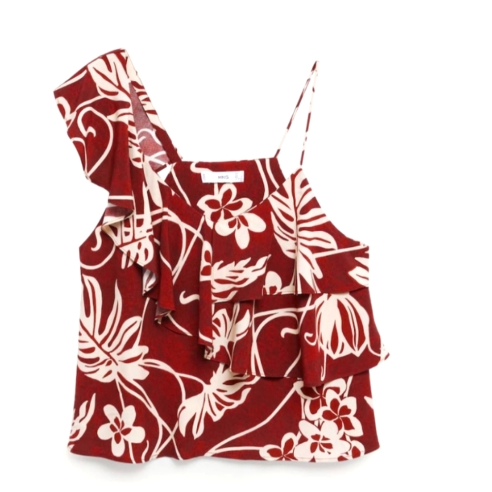 Ruffled Flowy Top